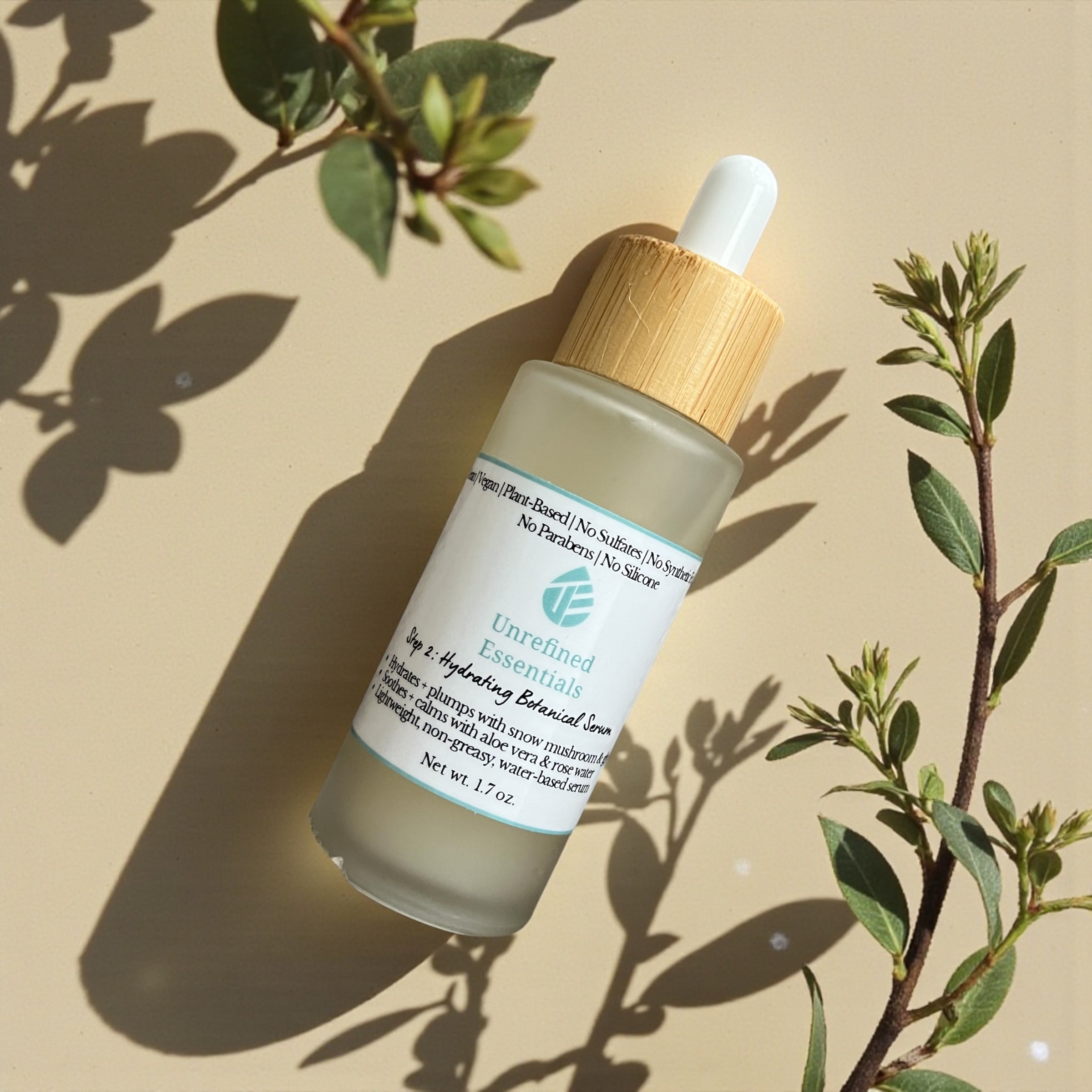 Hydrating Botanical Facial Serum – Unrefined Essentials